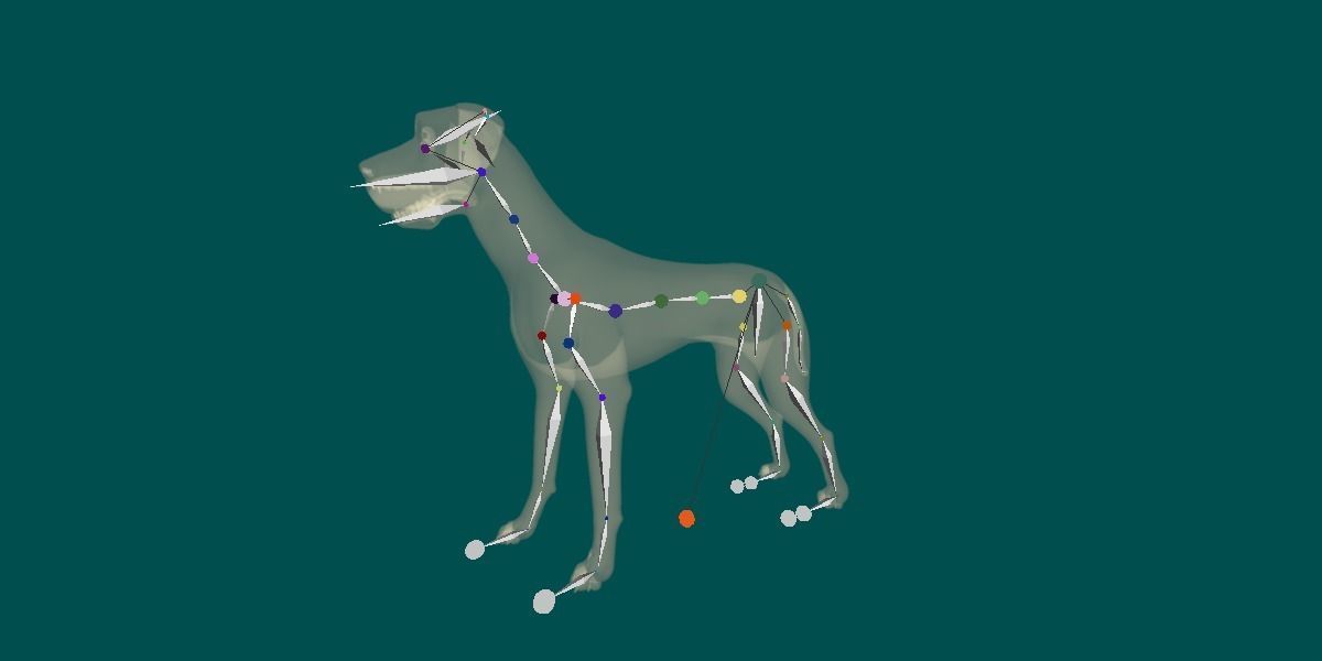 Great Dane Dog 3D model_3