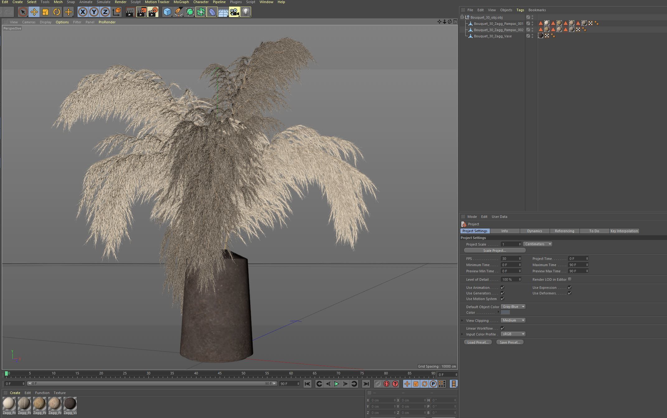 Bouquet 30 3D model_6