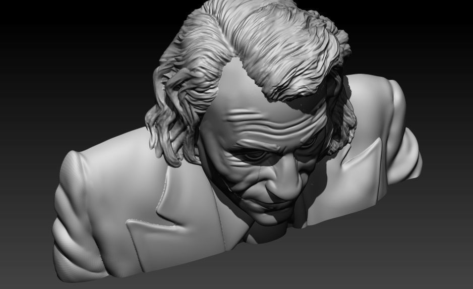 Joker face 3d model 3D print model_5