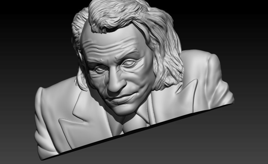 Joker face 3d model 3D print model_4