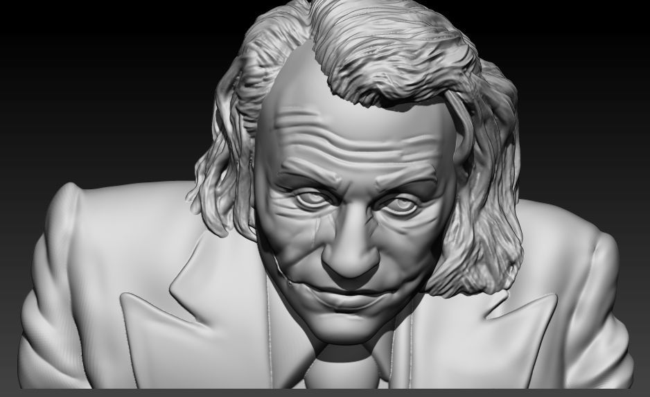 Joker face 3d model 3D print model_2