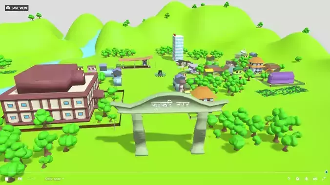 Motu patlu furfari nager village town