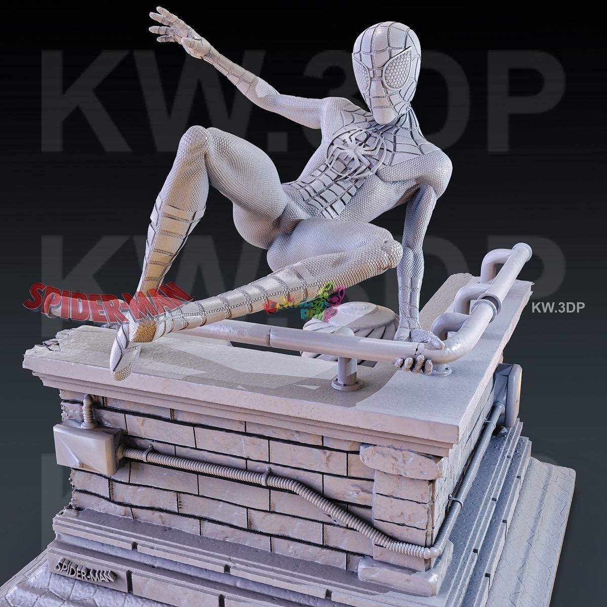 Spiderman Mails Morales 3D print model_7