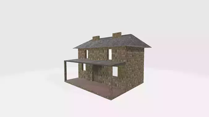 Beautiful old house 3d model