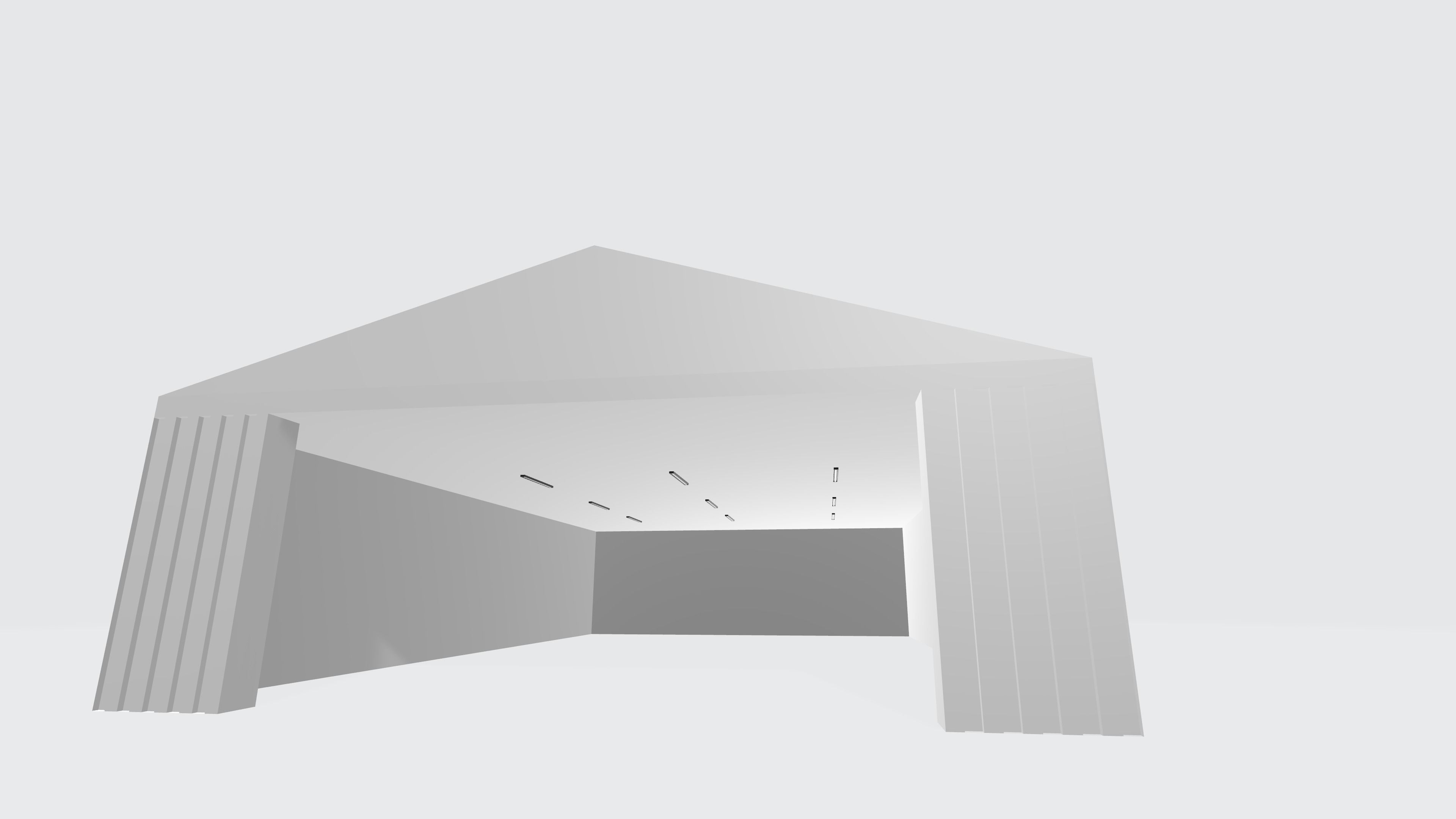 Airport hangar 3d model Free 3D model_2