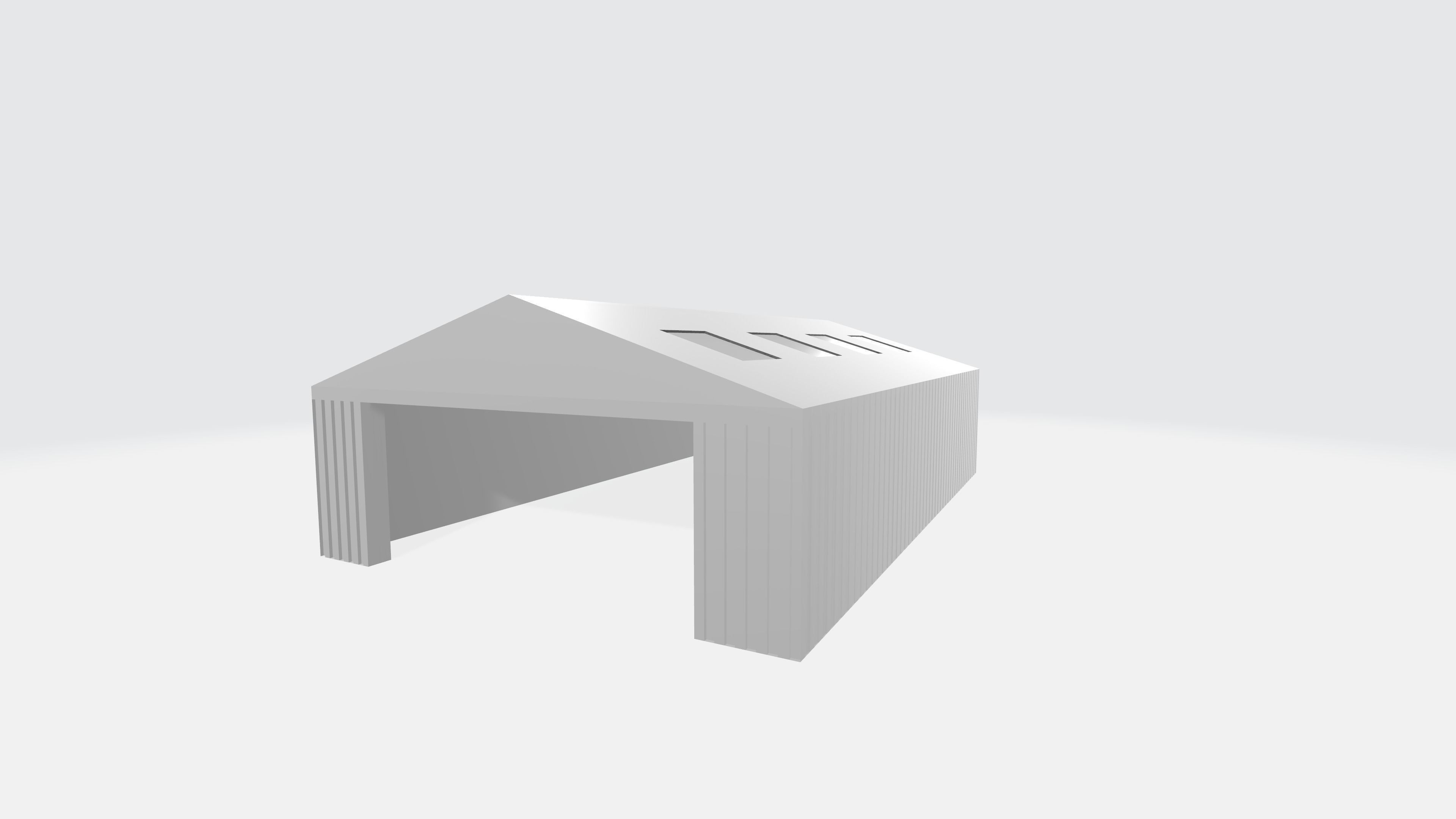 Airport hangar 3d model Free 3D model_1