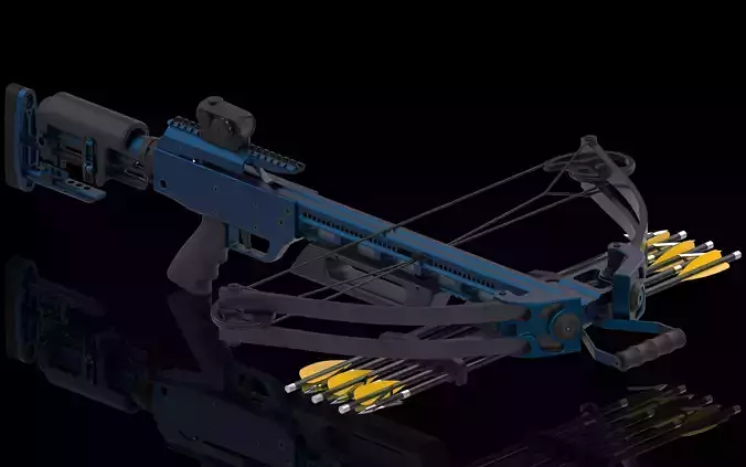 Crossbow model diagram 3D model