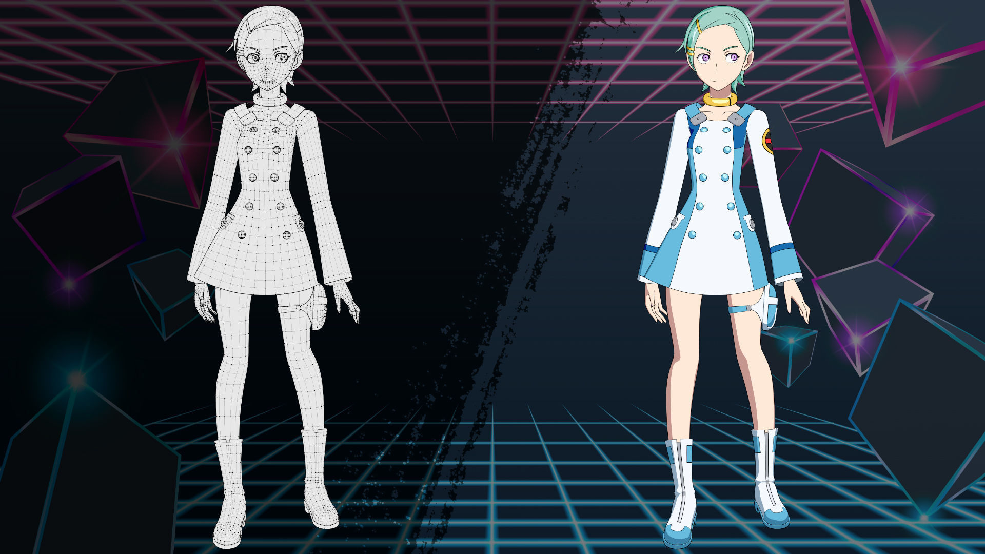 Eureka - Eureka Seven - 3D Model Blender Low-poly 3D model_6