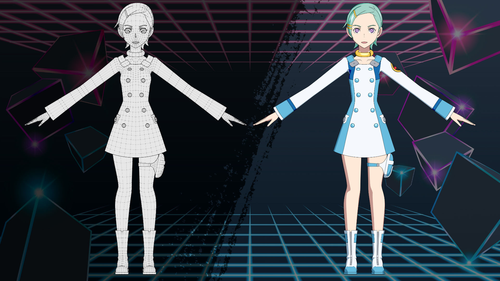 Eureka - Eureka Seven - 3D Model Blender Low-poly 3D model_8