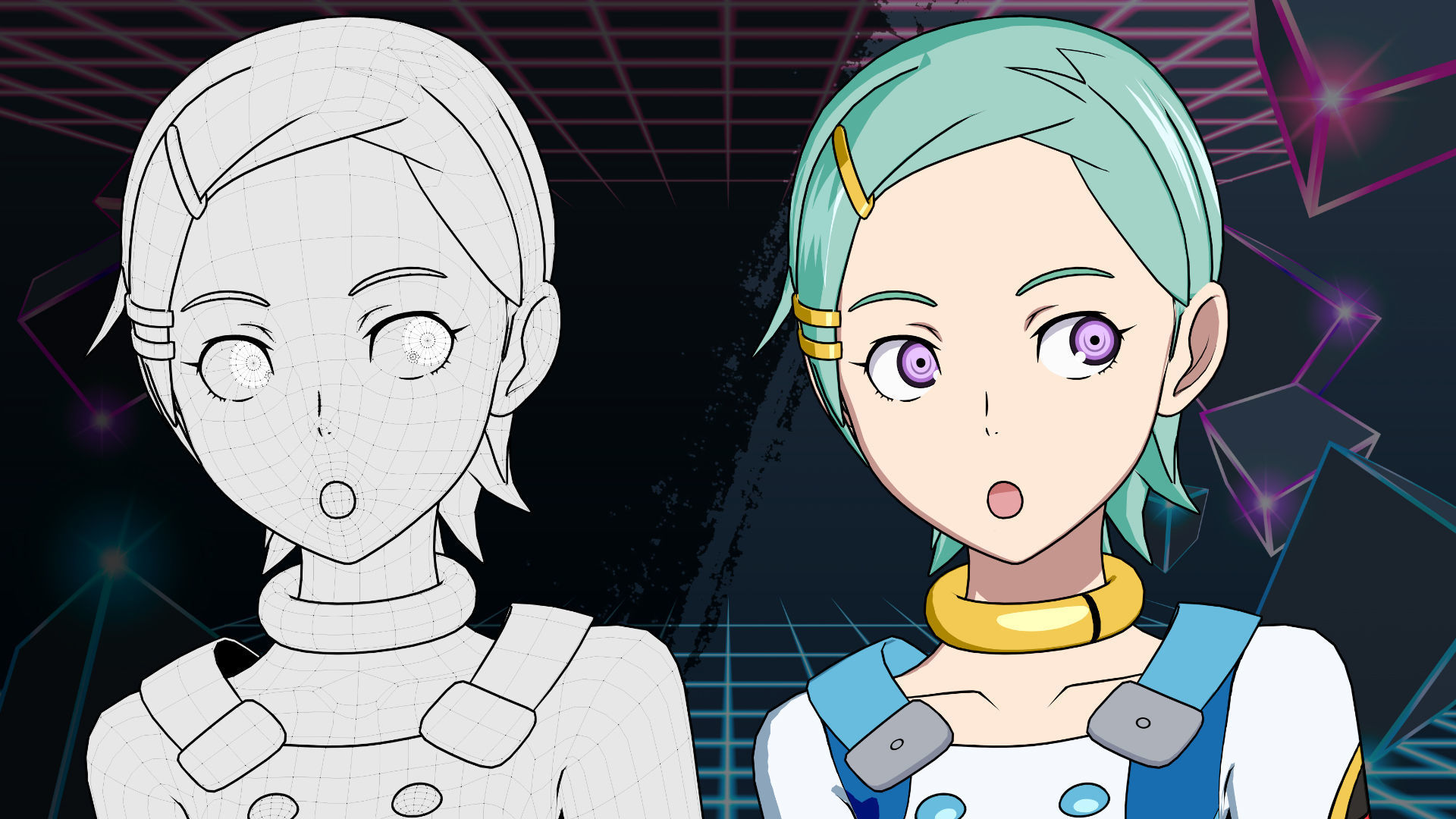 Eureka - Eureka Seven - 3D Model Blender Low-poly 3D model_5