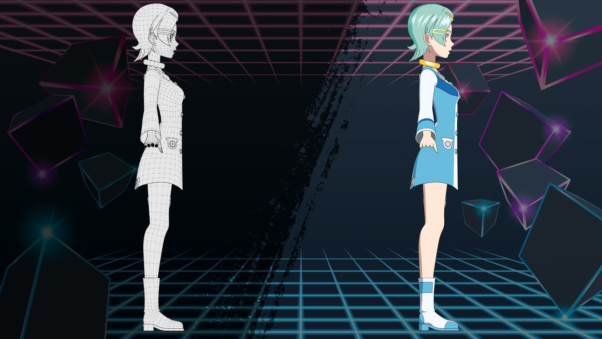 Eureka - Eureka Seven - 3D Model Blender Low-poly 3D model_9