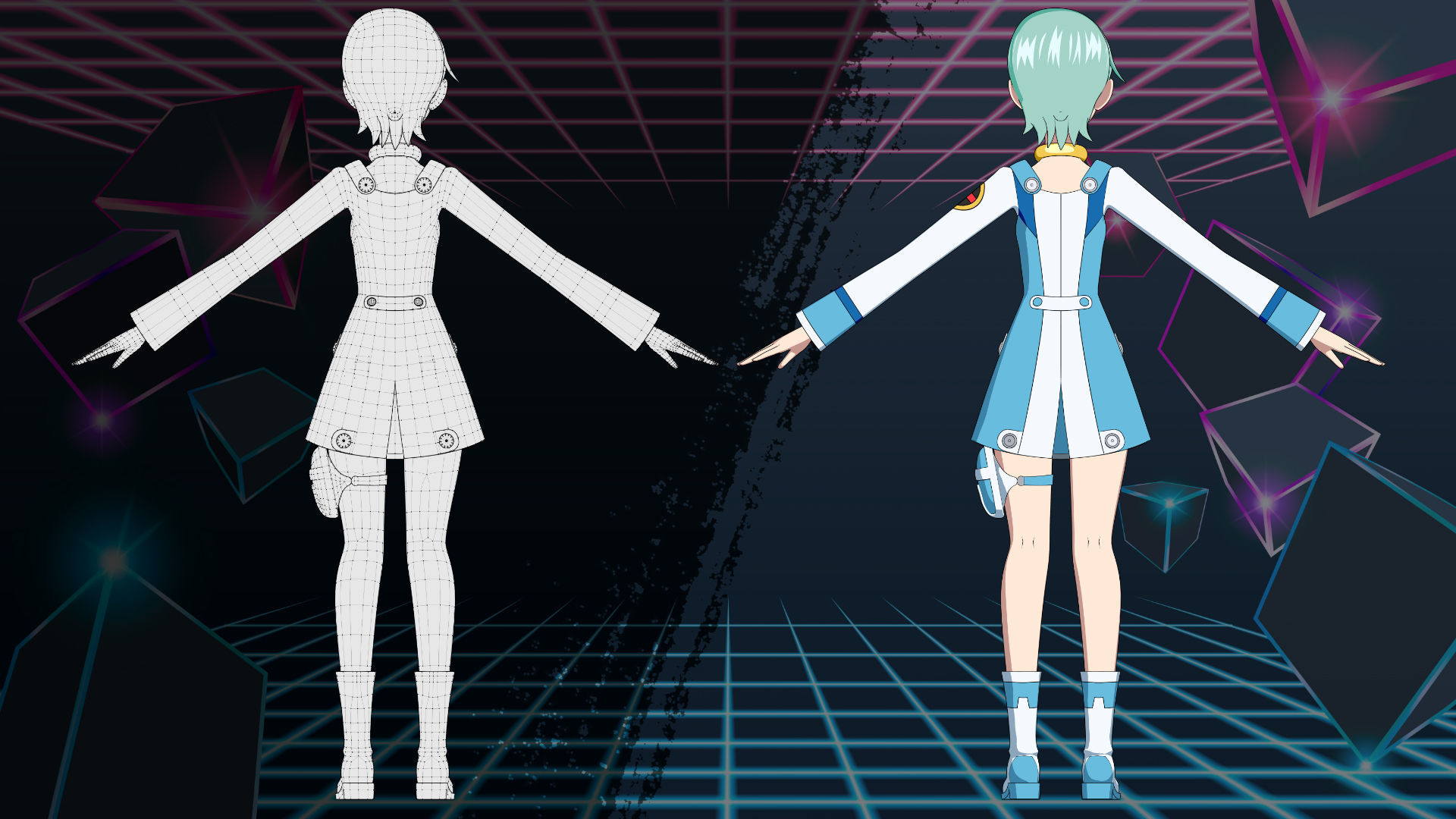 Eureka - Eureka Seven - 3D Model Blender Low-poly 3D model_10
