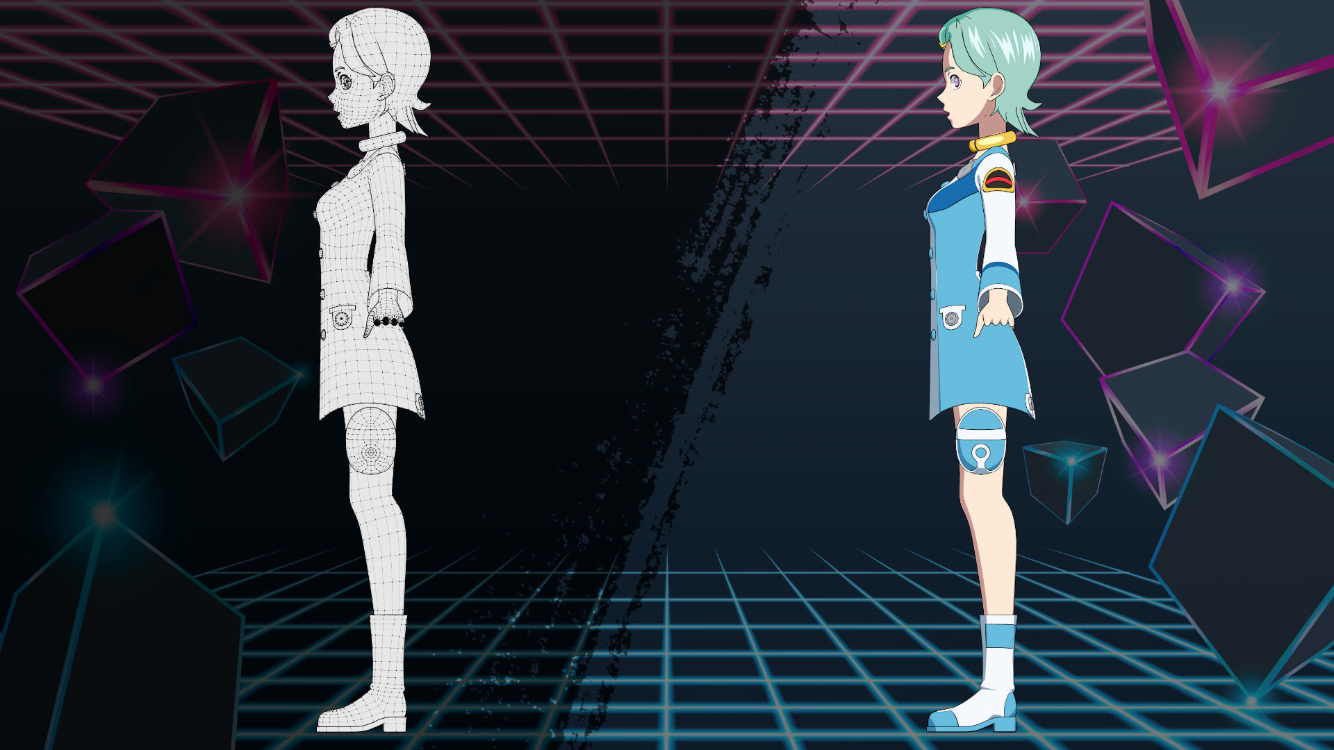 Eureka - Eureka Seven - 3D Model Blender Low-poly 3D model_11