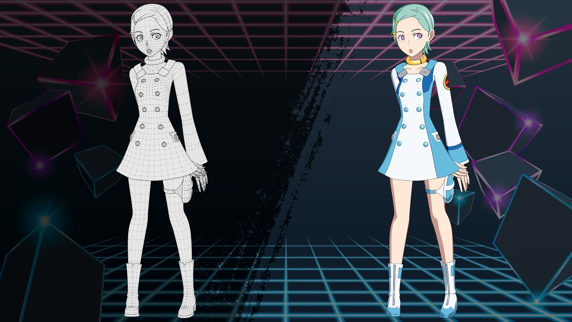 Eureka - Eureka Seven - 3D Model Blender Low-poly 3D model_7