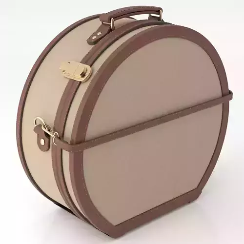 Steamline Diplomat Crema Hatbox Large 3D model
