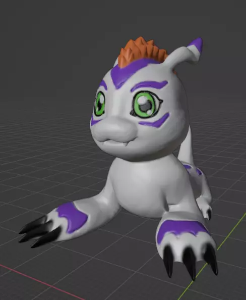 gomamon 3D print model_0