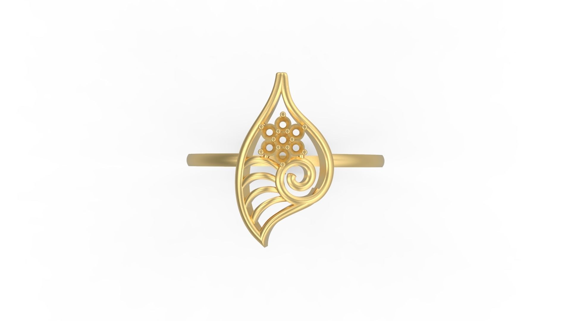 Minimalist Ring 724 3D print model_4