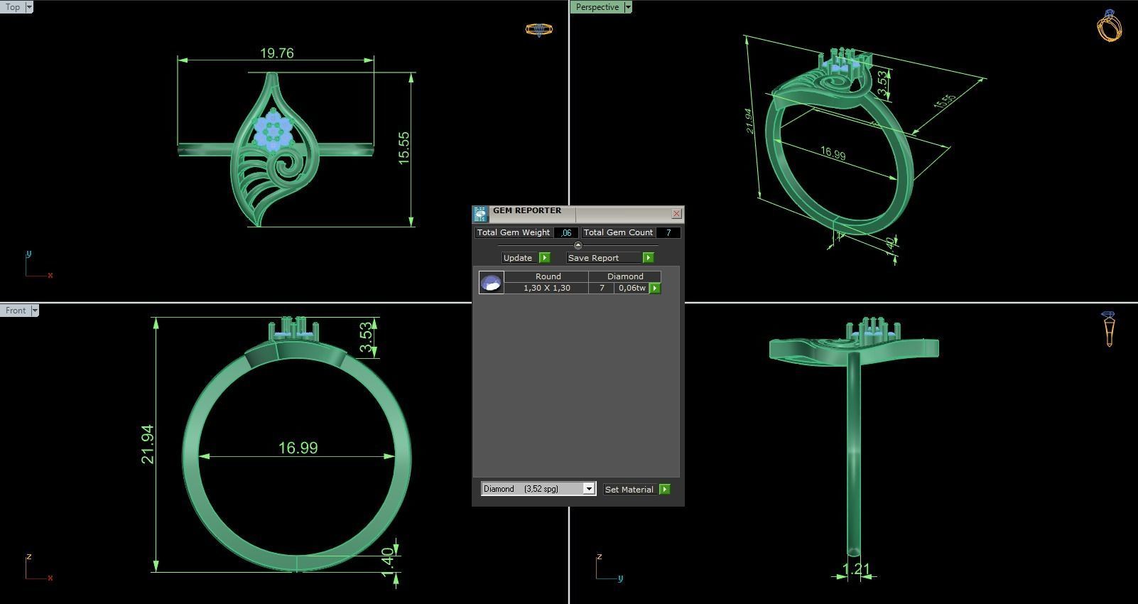 Minimalist Ring 724 3D print model_8