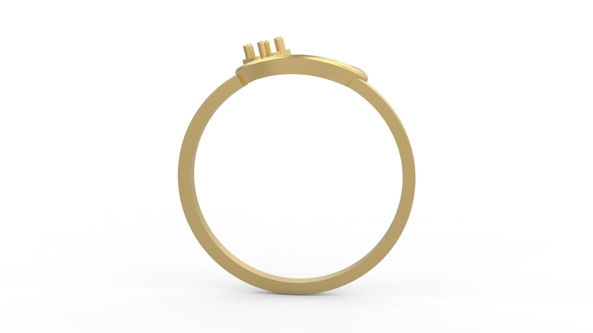 Minimalist Ring 729 3D print model_1