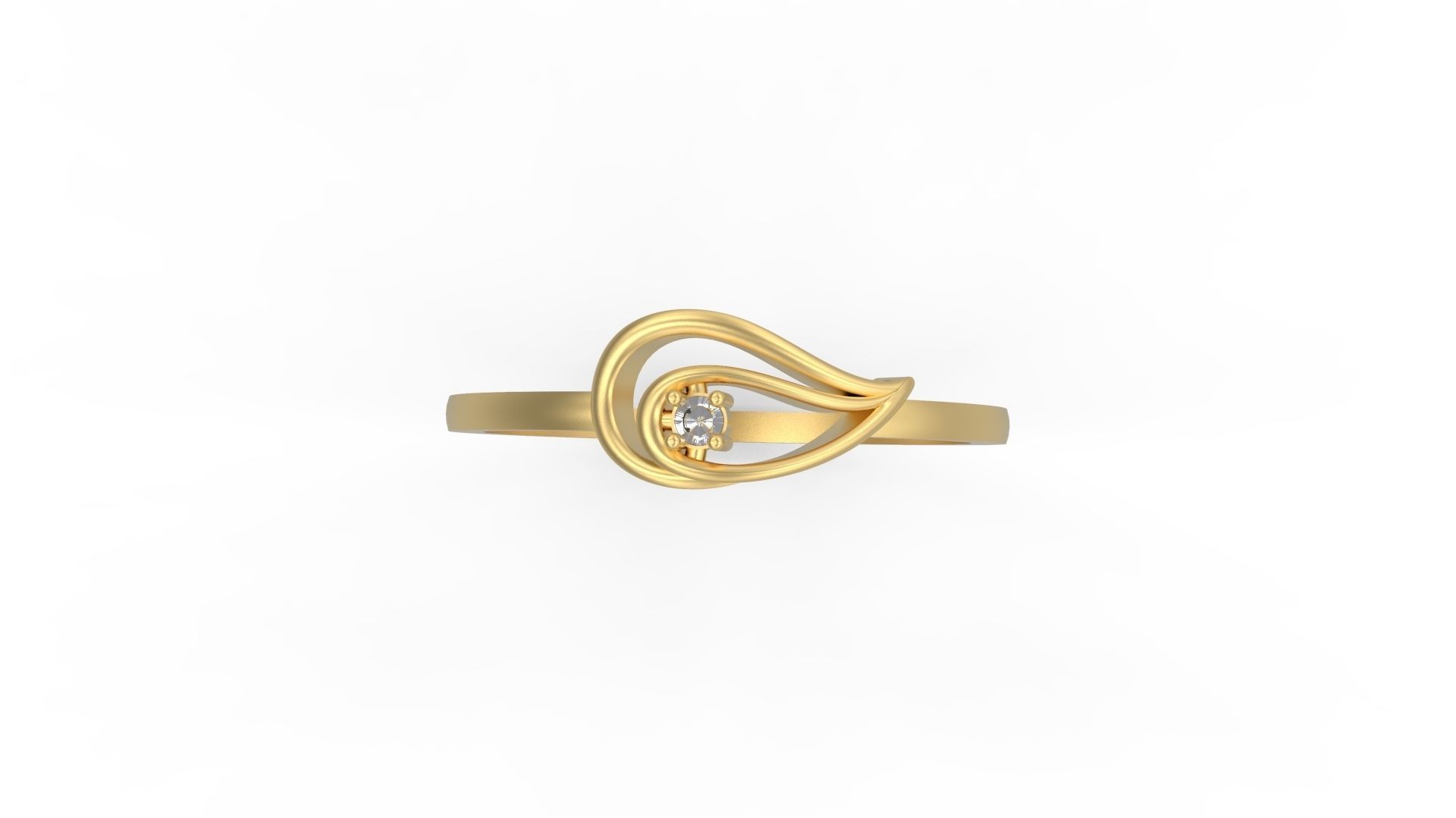 Minimalist Ring 744 3D print model_4