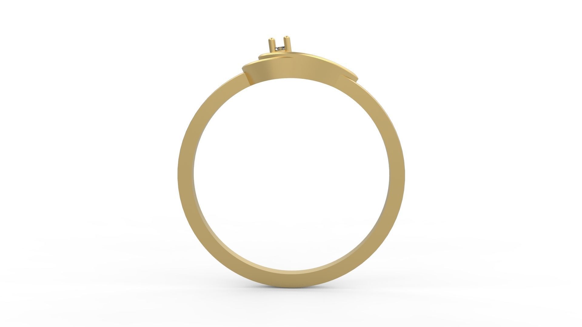 Minimalist Ring 744 3D print model_1