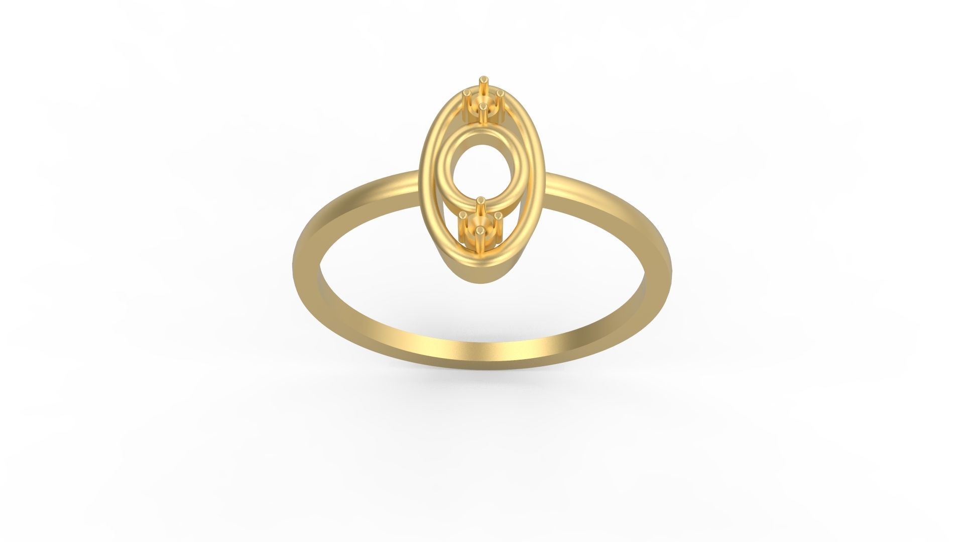 Minimalist Ring 745 3D print model_3