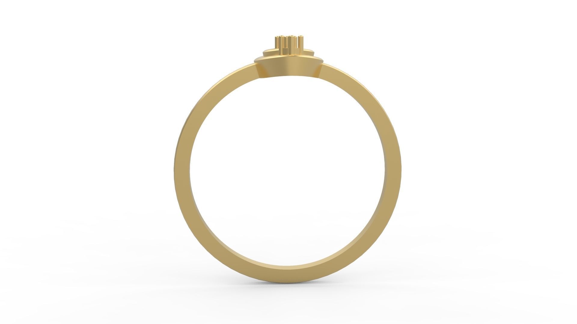 Minimalist Ring 745 3D print model_1