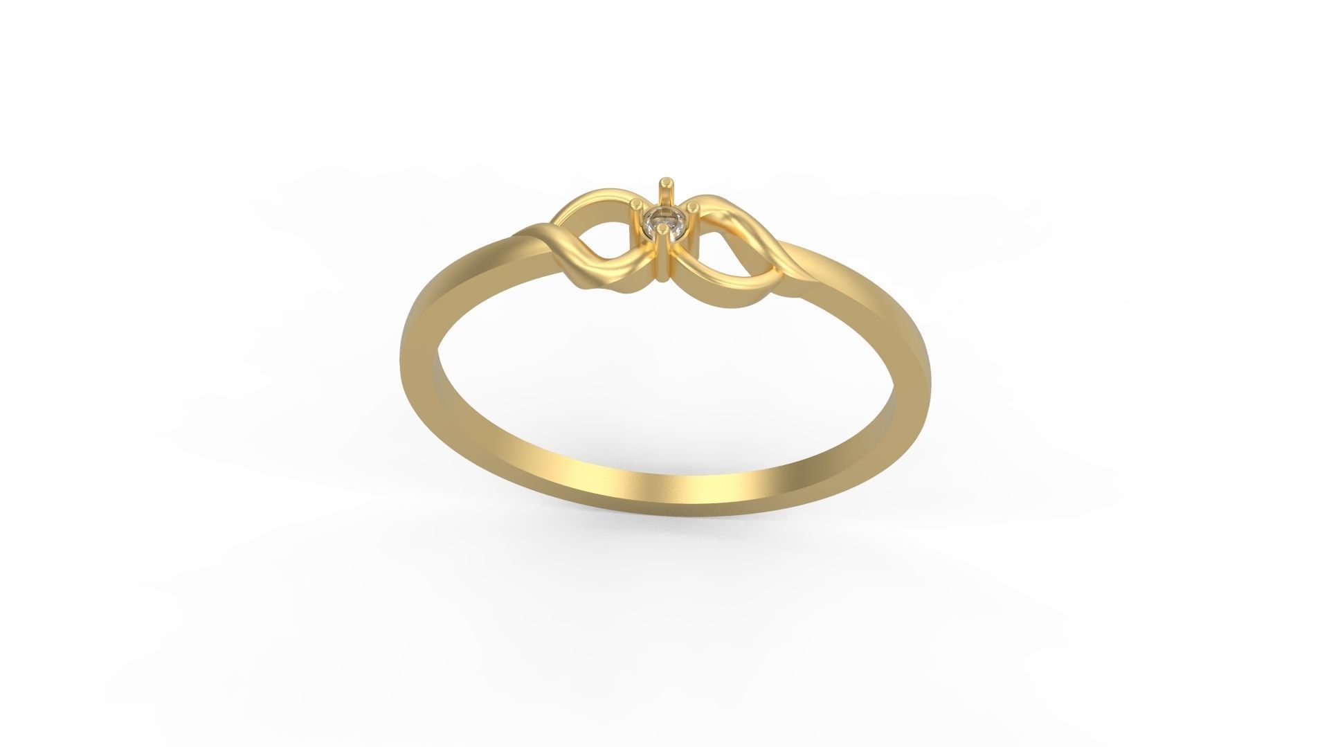 Minimalist Ring 747 3D print model_3