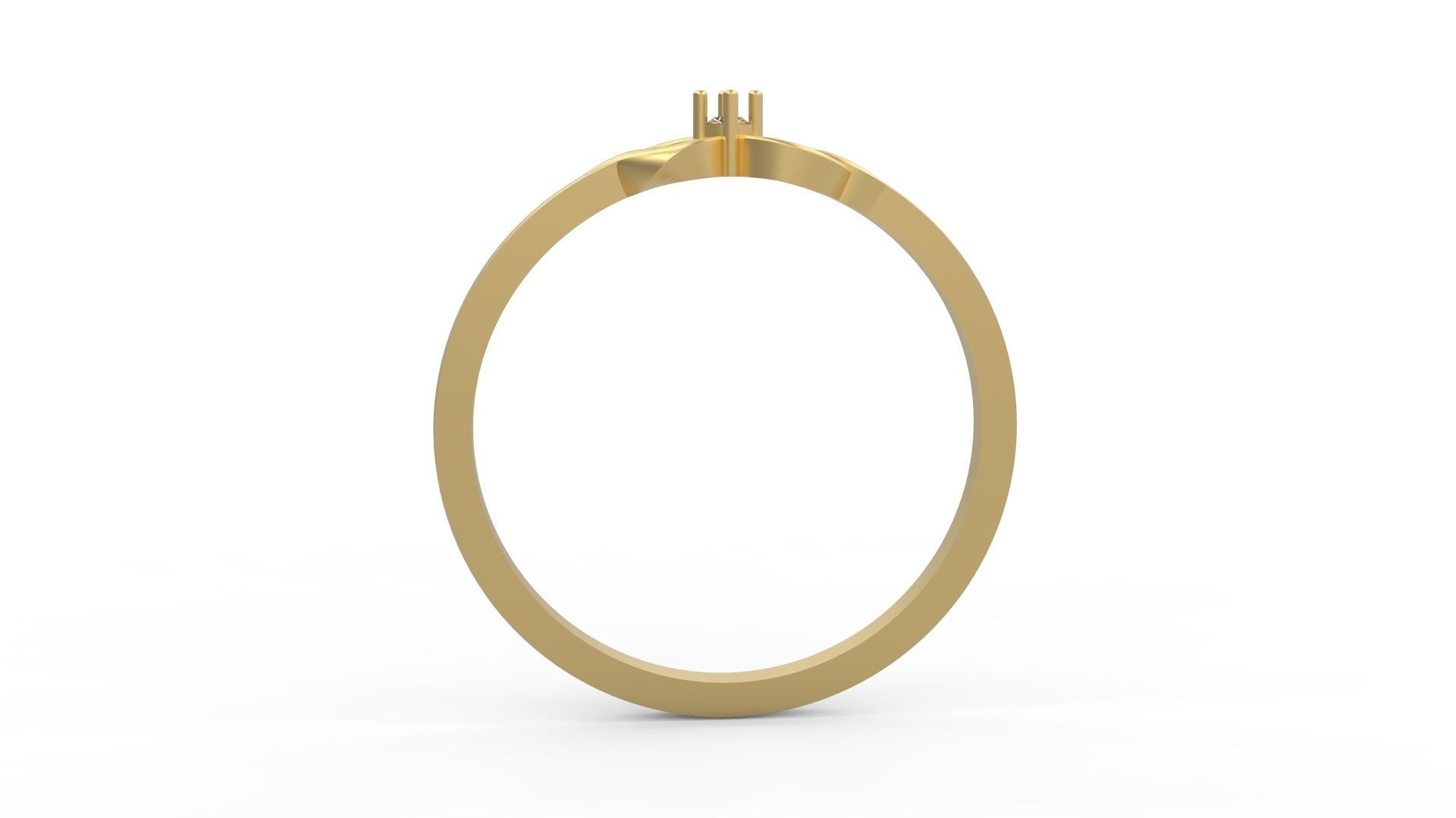 Minimalist Ring 747 3D print model_1