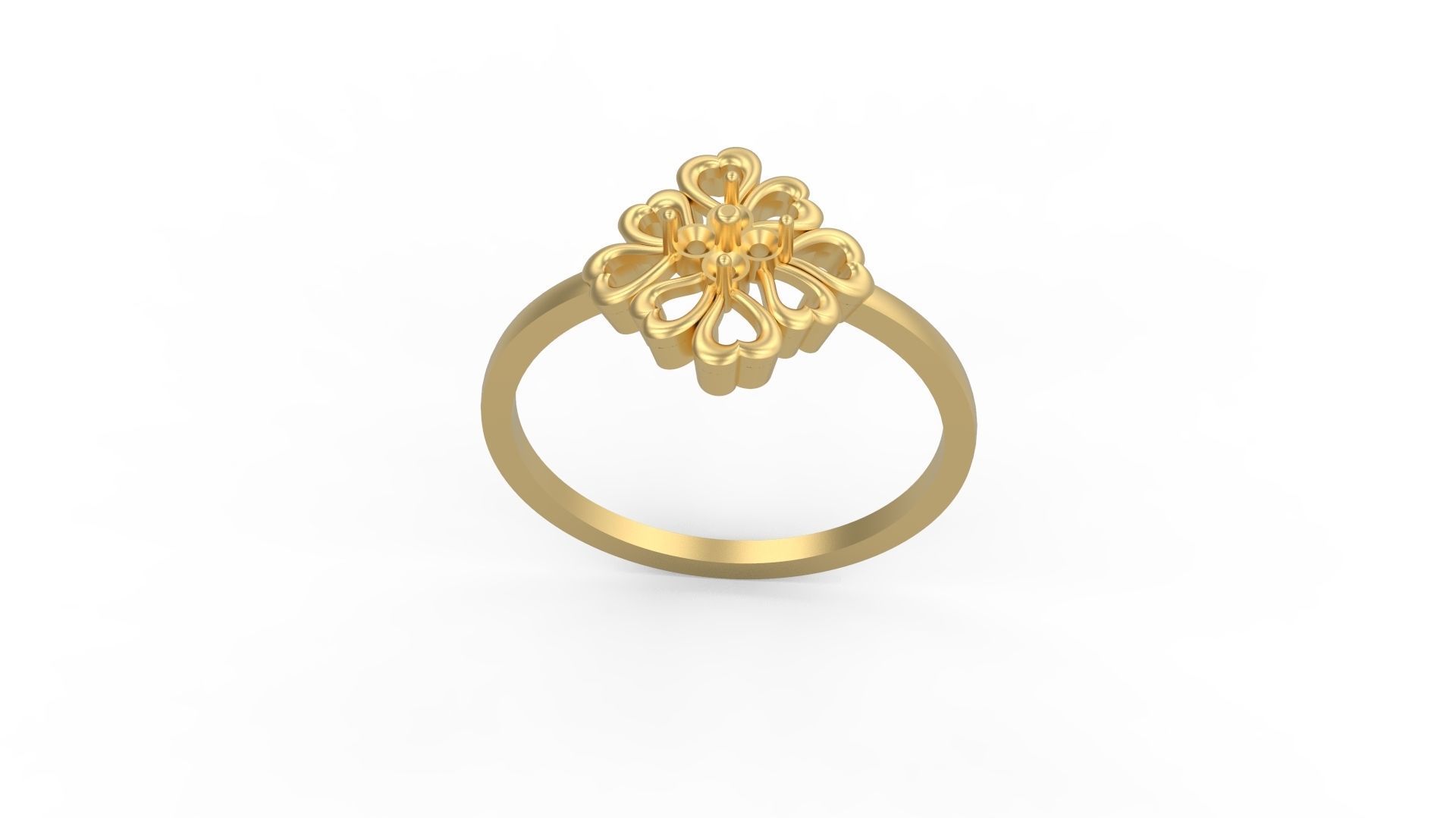 Minimalist Ring 748 3D print model_3