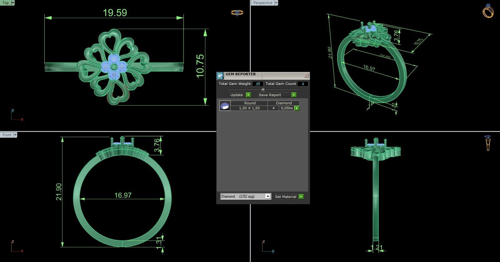 Minimalist Ring 748 3D print model_9