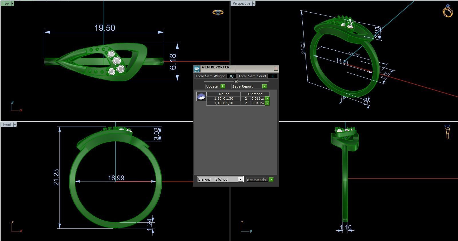 Minimalist Ring 749 3D print model_8