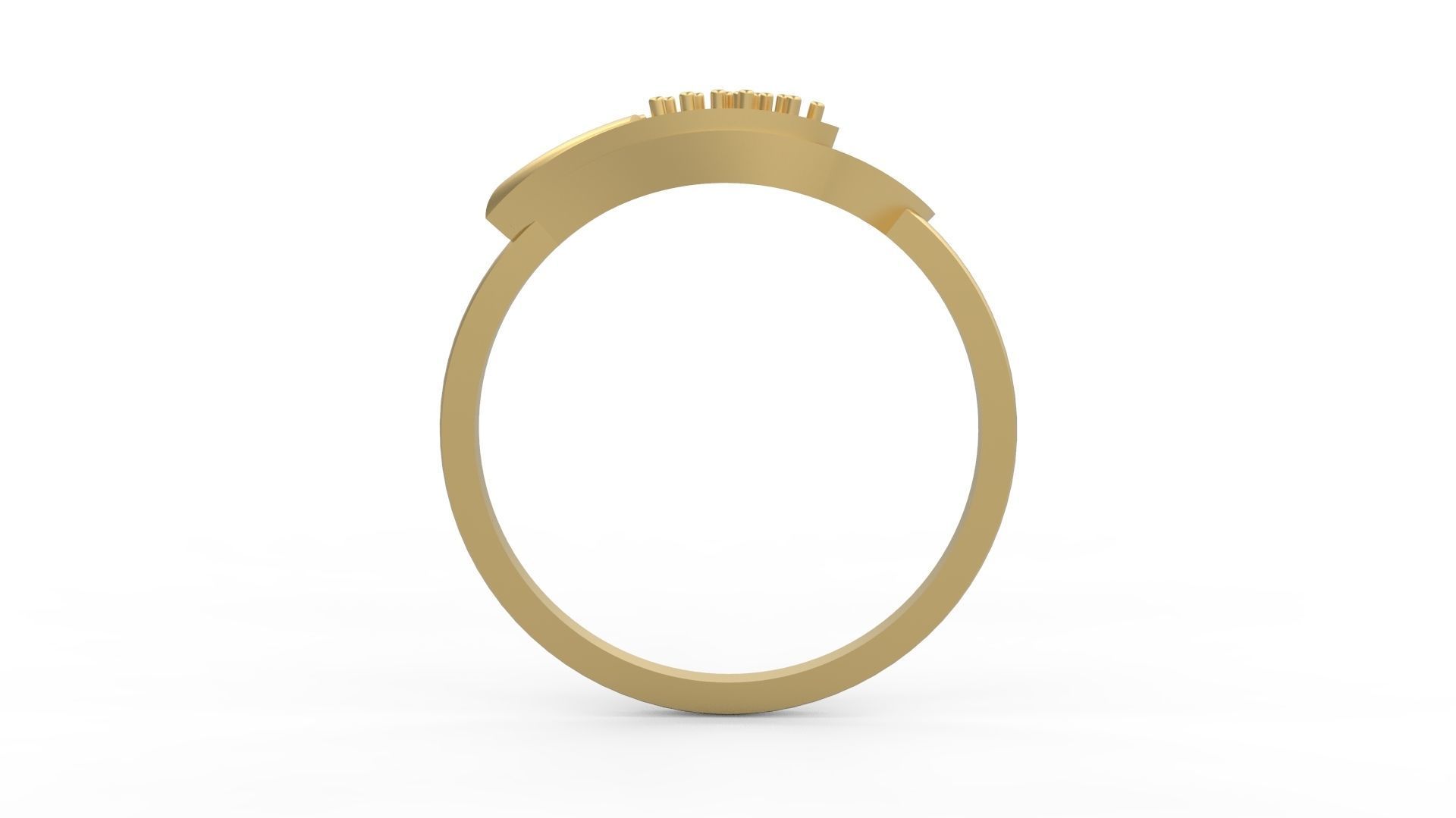 Minimalist Ring 749 3D print model_1
