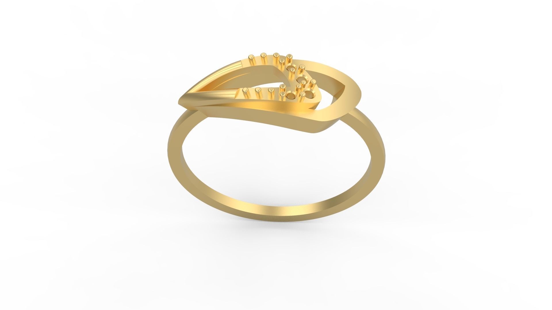 Minimalist Ring 749 3D print model_3