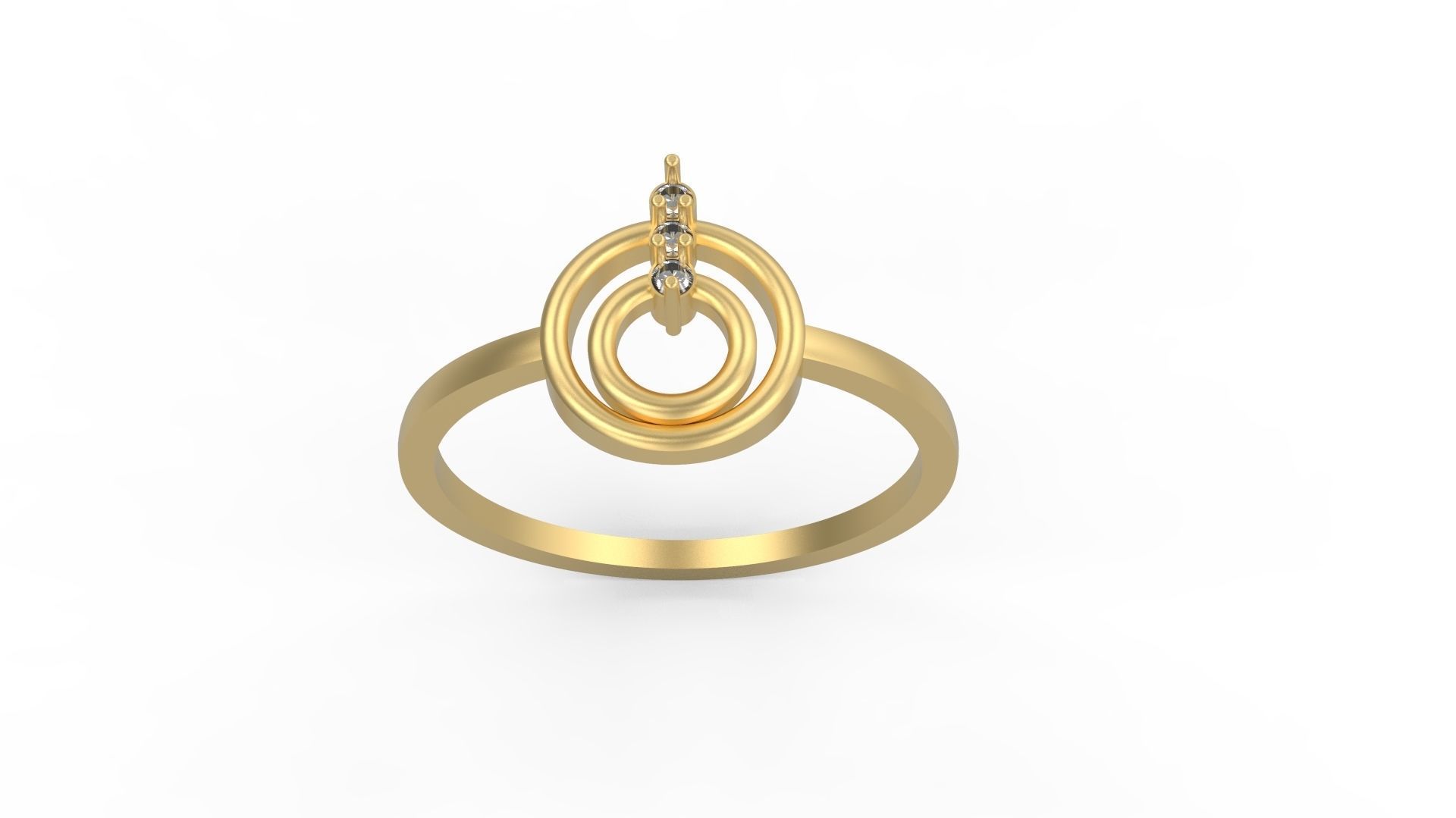 Minimalist Ring 751 3D print model_2