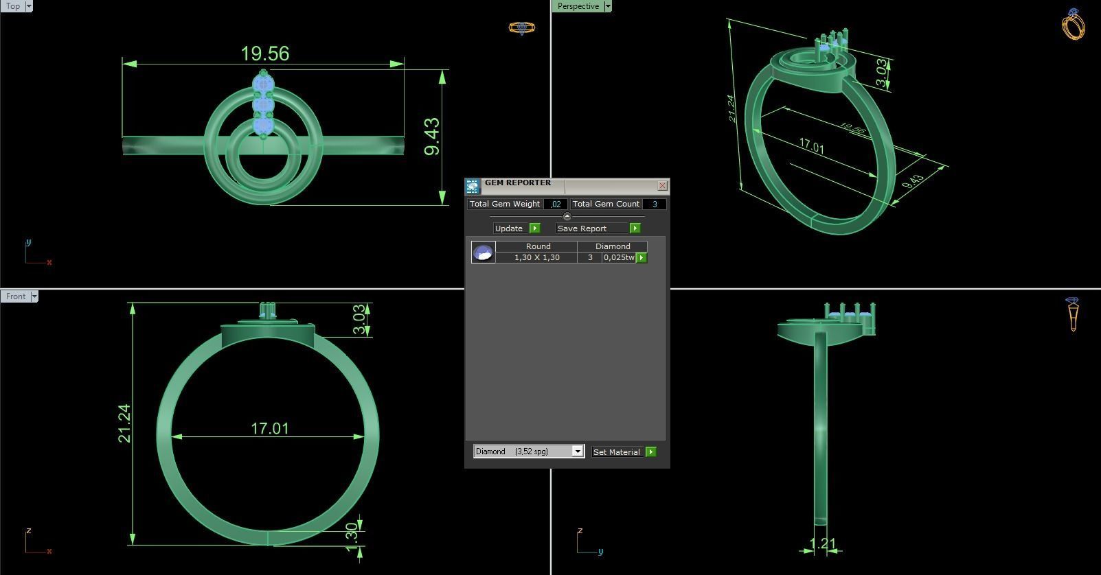 Minimalist Ring 751 3D print model_9