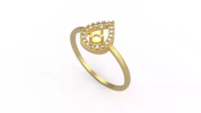 Minimalist Ring 752 3D print model