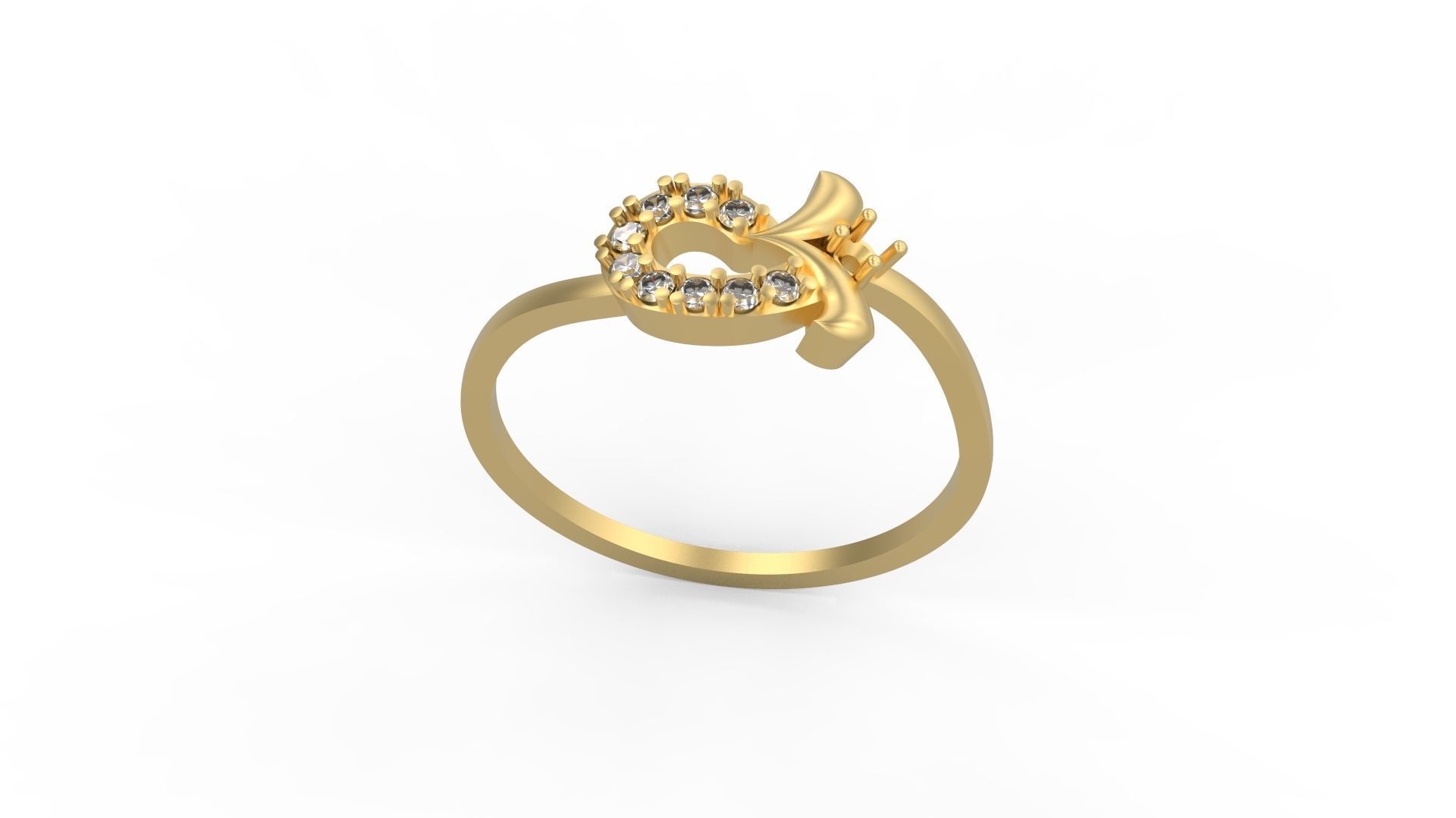 Minimalist Ring 754 3D print model_3