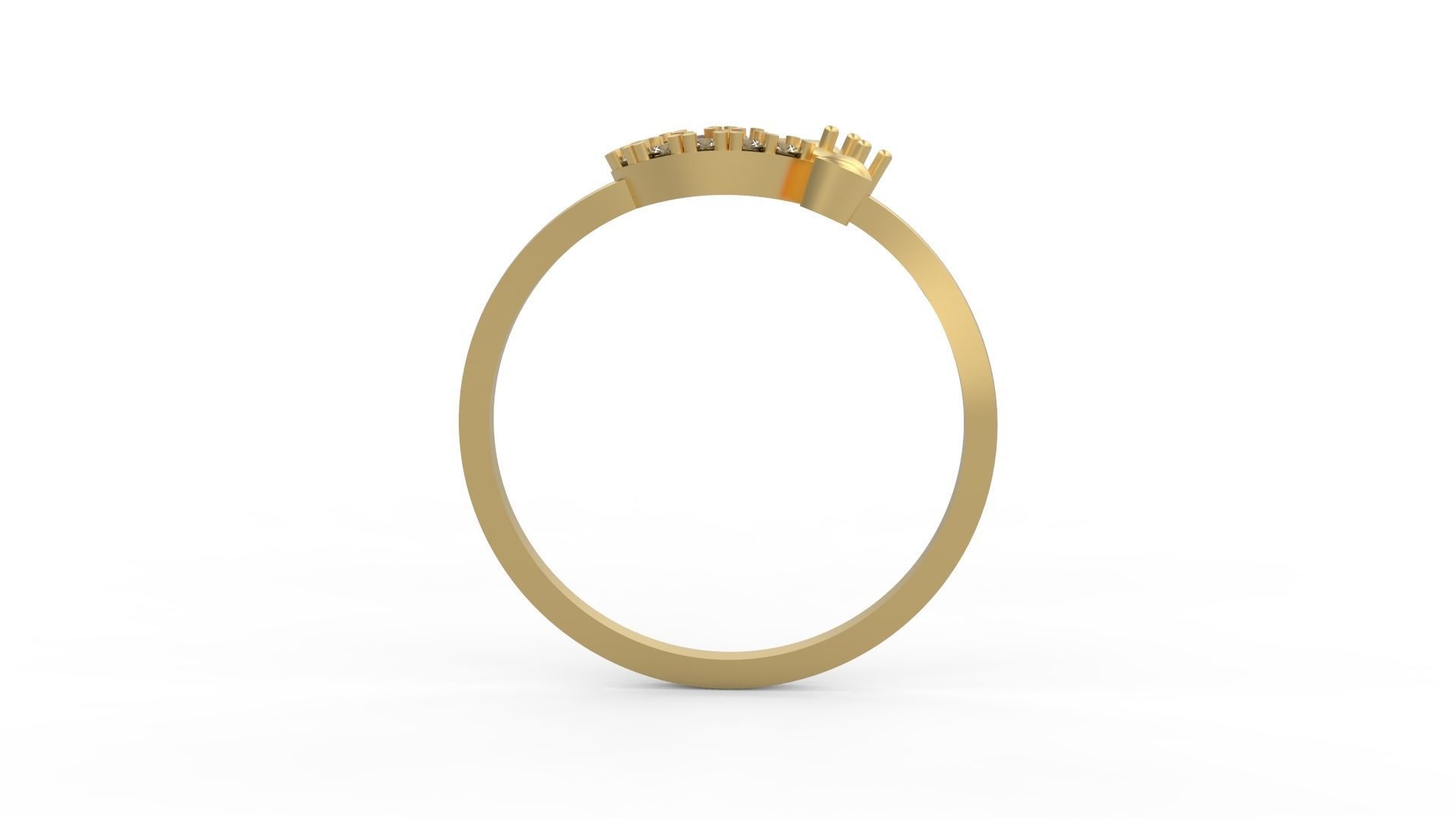 Minimalist Ring 754 3D print model_1