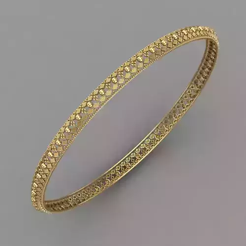 Traditional indian Banle for Women 3D print model