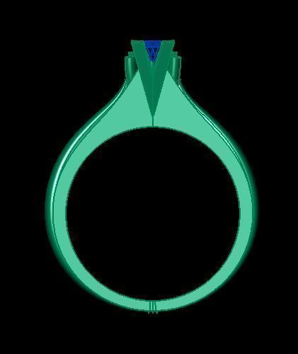 soliter ring 3D print model_11