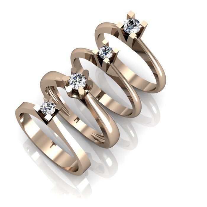 soliter ring 3D print model_5