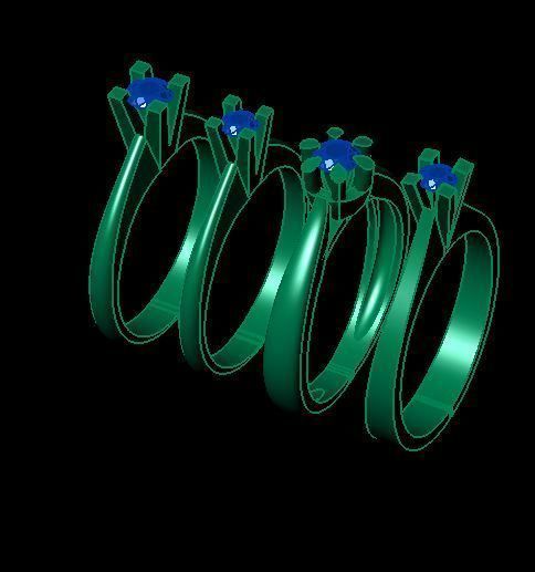 soliter ring 3D print model_8