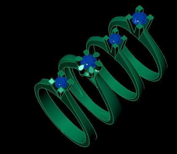 soliter ring 3D print model_6