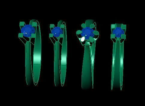 soliter ring 3D print model_9