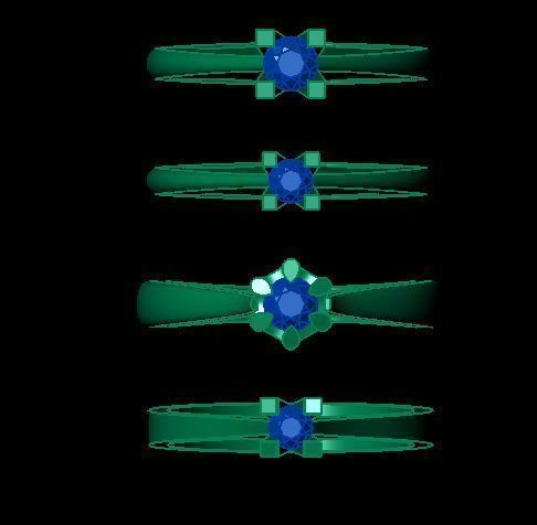 soliter ring 3D print model_10