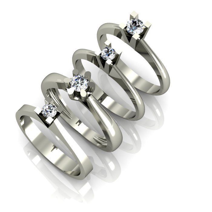 soliter ring 3D print model_4