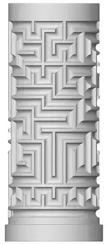 3d Labyrinth Tube box