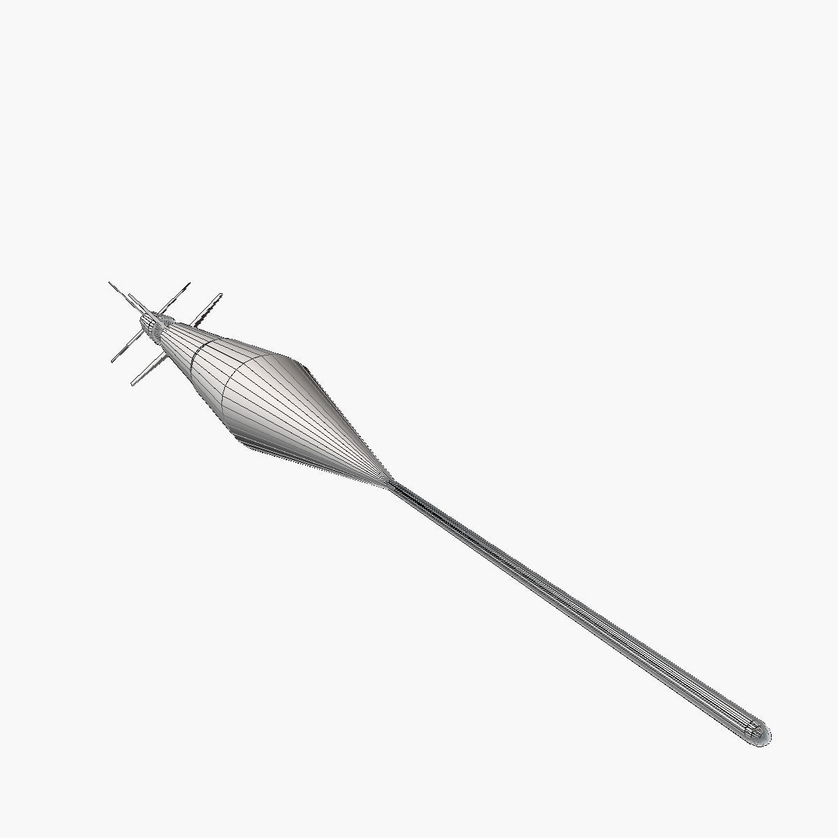 Beta Centauro Rocket Low-poly 3D model_10