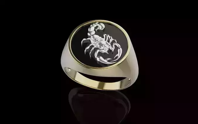 SCORPION RING 0061 3D print model
